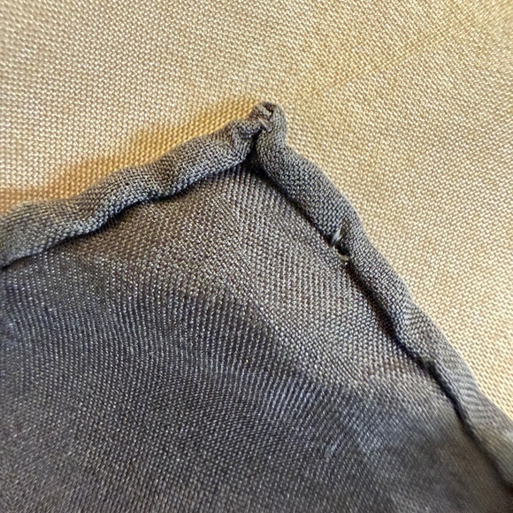 Eileen Fisher Silk Scarf 🇯🇵 – Made in Japan, Hand Rolled Edges, 17.5" x 74" - Picture 9 of 9